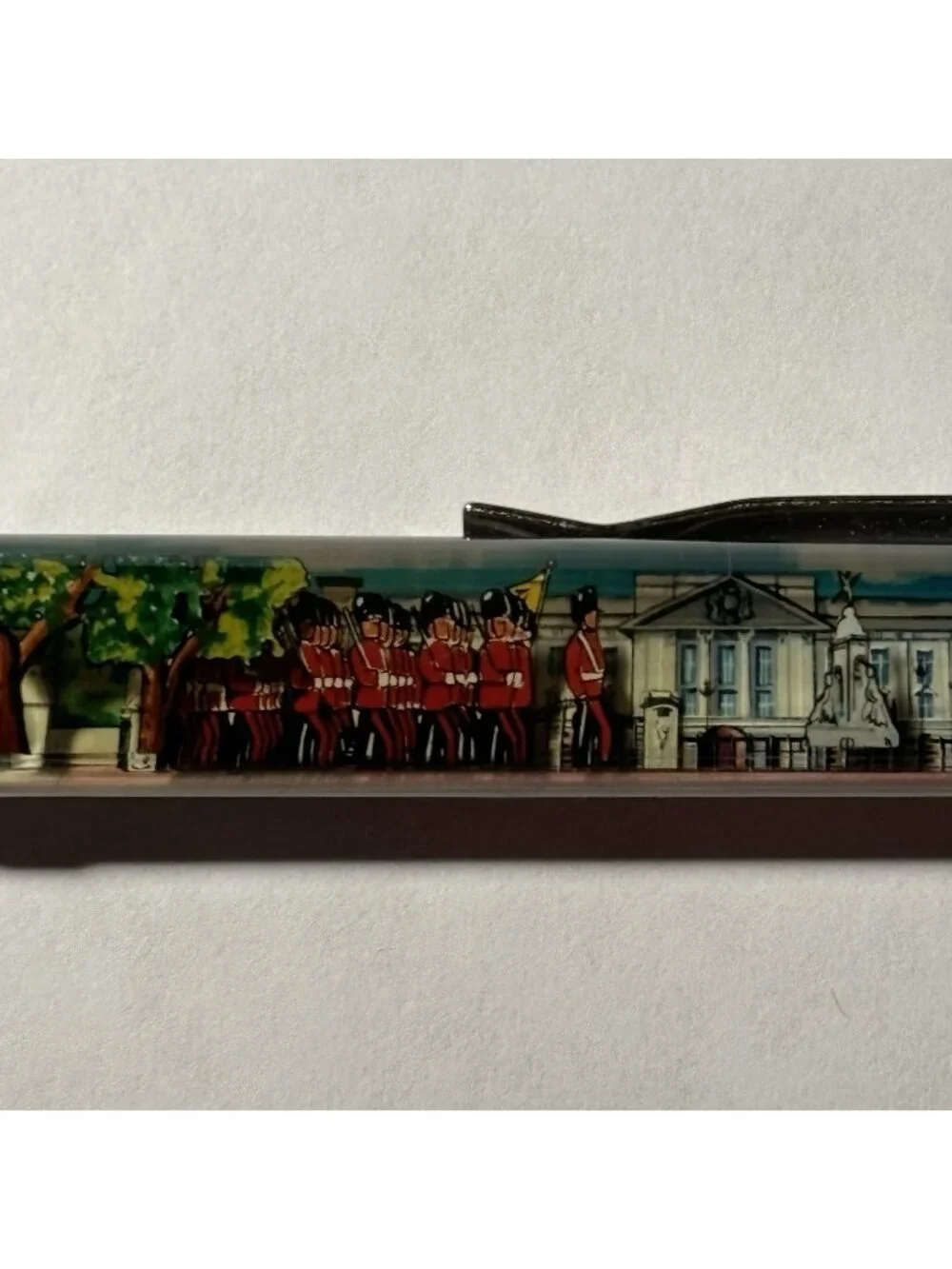 Buckingham Palace London England Floaty Pen Royal Guards Move by Gate Britain